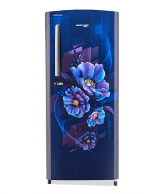 Voltas Beko 230 L, 3 Star, Direct Cool Single Door Refrigerator (RDC265C/W0BBE0M000UGD, Bonita Blue) with 5 year comprehensive warranty