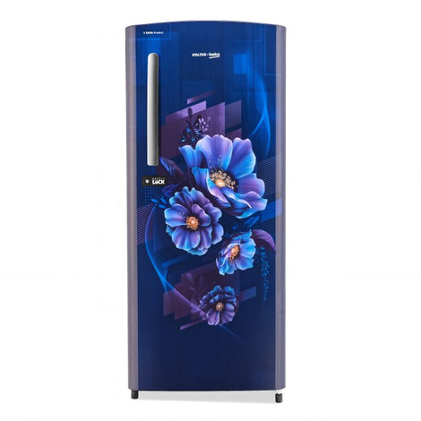 Voltas Beko 230 L, 3 Star, Direct Cool Single Door Refrigerator (RDC265C/W0BBE0M000UGD, Bonita Blue) with 5 year comprehensive warranty