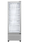 Haier HVC 405 GT5, 5 Star, Touch LED Visi Cooler Glass Door, Adjustable Shelves, Single Door Commercial Refrigerator (400 L, Grey)