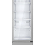 Haier HVC 405 GT5, 5 Star, Touch LED Visi Cooler Glass Door, Adjustable Shelves, Single Door Commercial Refrigerator (400 L, Grey)