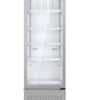 Haier HVC 405 GT5, 5 Star, Touch LED Visi Cooler Glass Door, Adjustable Shelves, Single Door Commercial Refrigerator (400 L, Grey)
