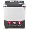 LG 7Kg Semi Automatic Top Load Washing Machine, Rat Away Technology, Dark Gray : P7020NGAZ