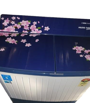 Voltas Beko 8 kg Semi Automatic Top Load Washing Machine Blue wtt80dblg/blsswh5glde with 5 year comprehensive warranty