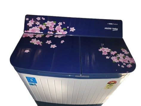 Voltas Beko 8 kg Semi Automatic Top Load Washing Machine Blue wtt80dblg/blsswh5glde with 5 year comprehensive warranty