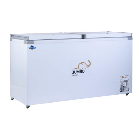 Rockwell SFR550DDU Double Door Convertible Deep Freezer- 550 Ltr (4 yrs Compressor Warranty, Low power Consumption)