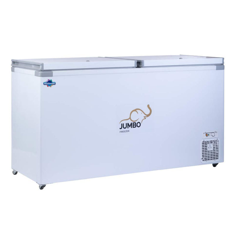 Rockwell SFR550DDU Double Door Convertible Deep Freezer- 550 Ltr (4 yrs Compressor Warranty, Low power Consumption)