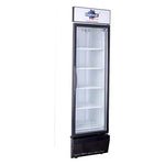 Rockwell 448Ltr, Single Glass Door Visi Cooler, Internal LED, Dynamic Cooling (RVC550B, Black)