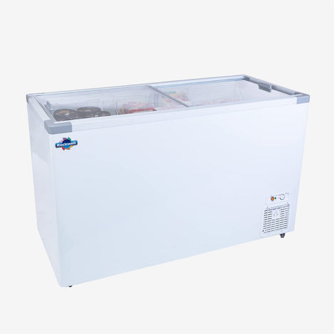 Rockwell SFR450GT Glass Top Deep freezer-453 Ltr (Heavy Duty Compressor, Low power Consumption)