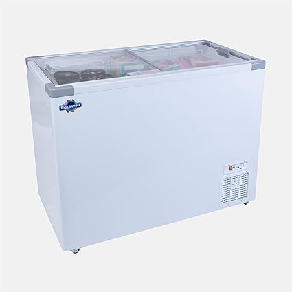 Rockwell SFR350GT Glass Top Deep freezer-341 Ltr (Heavy Duty Compressor, Low power Consumption)