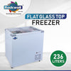 Rockwell SFR250GT Glass Top Deep freezer-236 Ltr (Heavy Duty Compressor, Low power Consumption)