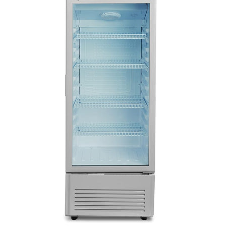 Blue Star VC325 Frost Free Vertical Glass Single Door Visi Cooler (300L, white)