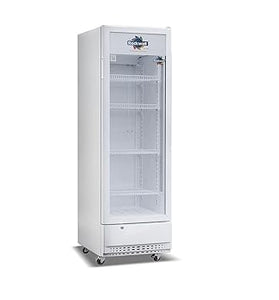 Rockwell 240Ltr, Single Glass Door Visi Cooler, Internal LED, Dynamic Cooling (RVC320A, White)