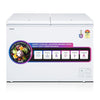 Haier HFC-320DM5, 5 Star Rating Double Door Convertible Deep Freezer, 5 Side Uniform Freezing, Heavy Duty Compressor, inside metal liner with 3 Layer Door Design (White)