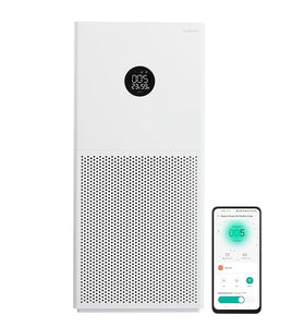 Xiaomi 4 Lite Smart Air Purifier for Home, AQI Display, HEPA & Carbon Filter, trap 99.99% Virus Dust & Odor, Large coverage area up to 462 Sq ft, App Control, RoHS & Allergy Care Certified, Alexa & GA