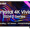 Samsung 108 cm (43 inches) D Series Crystal 4K Vivid Ultra HD Smart LED TV UA43DUE70BKLXL (Black)