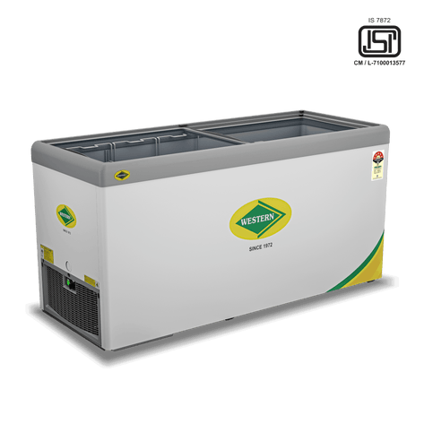 WESTERN F550GL25 GLASS TOP DEEP FREEZER