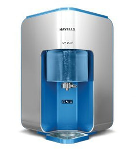 Havells UV Plus Water Purifier(White & Blue), UV+UF, Patented Corner Mounting, 5 Stage Purification,