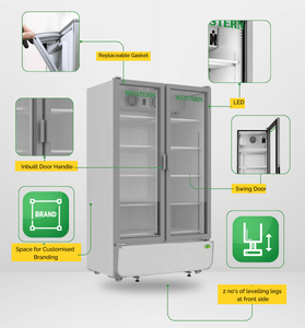 Western Visi Cooler SRC810HC-GL 695 L Double Door