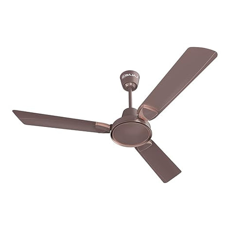 Bajaj Crescent 12S1 1200MM 1 Star Rated Ceiling Fan | BEE Stars Rated Energy Efficient Ceiling Fan | Rust Free Coating For Long Life | High Air Delivery | 2-Yrs Warranty 【Choco Brown and Copper】