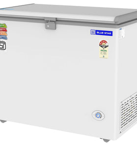 Blue Star CF4-230NEYW Single Door Deep Freezer (215 Liter, White, 4-star)