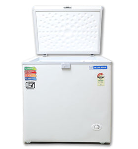 Blue Star CF4-180NEYW Single Door Deep Freezer (161 Liter, White, 4-star)