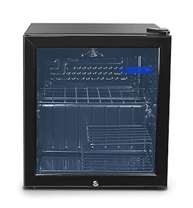 Blue Star VC65D Single Door Visi Cooler (55 Ltrs, 3 shelves, Black)