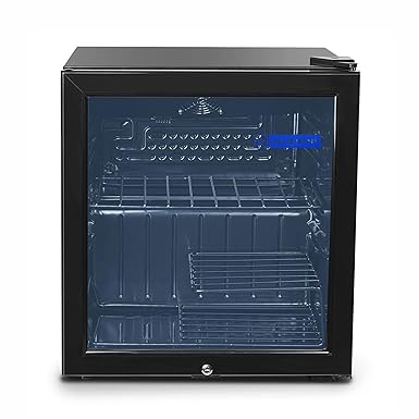 Blue Star VC65D Single Door Visi Cooler (55 Ltrs, 3 shelves, Black)