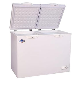 Rockwell Combi Cooler, Dual Functionality of Freezer & Cooler, Double Door, Heavy Duty Compressor, Low Power Consumption (COMBI300A, White)
