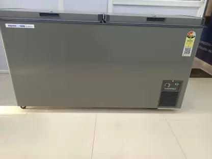 Voltas 345 L Double Door Standard Deep Freezer  (Grey, CVF405DD/CVF360DD Grey, Convertible Deep freezer) with 4 years comprehensive warranty