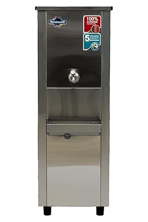 Rockwell 40L Stainless Steel Water Cooler (RWCSS 2040A) - Energy Efficient, 1 Faucet for Cold Water,