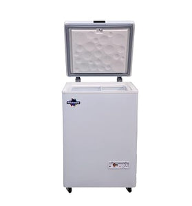Rockwell 110NU Hard Top Deep Freezer, 4 Years Warranty, Convertible Freezer/Cooler, Low Power Consumption Chest Freezer