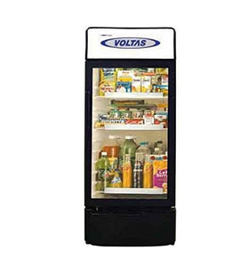 Voltas VC320 Visi Cooler Plastic Single Door, 320 Liters, Black - 1shoppingstore