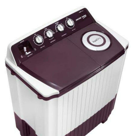 VOLTAS BEKO 7 Kg 5 Star Semi-Automatic Top Loading Washing Machine WTT70ALIM (Burgundy) - 1shoppingstore