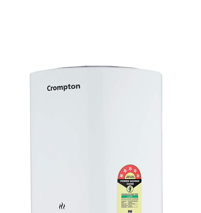 Crompton Arno Neo 25-L 5 Star Rated Storage Water Heater with Advanced 3 Level Safety (White) - 1shoppingstore