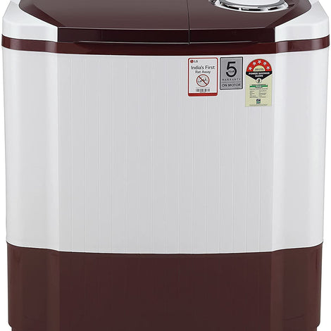 LG P8035SRAZ 8 kg Semi Automatic Washing Machine, White