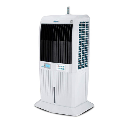 Symphony Storm 70i Desert Tower Air Cooler 70-litres, with Remote, 3-Side Honeycomb Pads, LCD Control Panel, Powerful Blower, Multistage Air Purification & Low Power Consumption (White) - 1sh