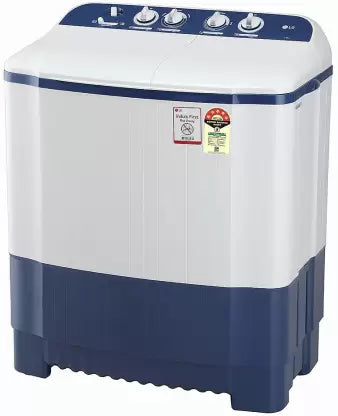 LG 7 kg Semi Automatic Top Load White, Blue  (P7010NBAZ)