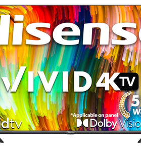 Hisense 108 cm (43 inches) 4K Ultra HD Smart Certified Android LED TV 43A6GE (Black) (2021 Model) | With Dolby Vision and ATMOS