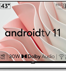 Acer 109 cm (43 inches) I Series 4K Ultra HD Android Smart LED TV AR43AR2851UDFL (Black)