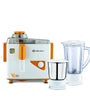 Bajaj Neo JX4 450-Watt Juicer Mixer Grinder with 2 Jars (White/Orange) - 1shoppingstore