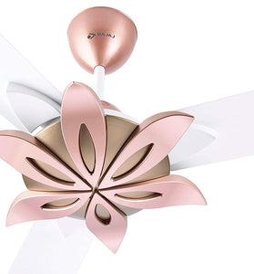 Bajaj Floweret AVAB 1200mm Full Aluminium Body Ceiling Fan With Anti-Bacterial Coating (Duck White), regular - 1shoppingstore