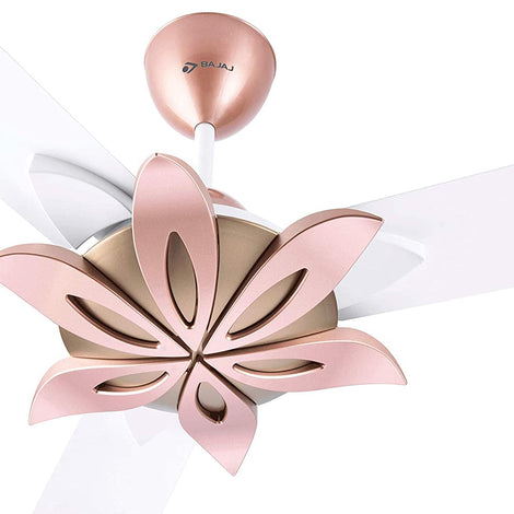 Bajaj Floweret AVAB 1200mm Full Aluminium Body Ceiling Fan With Anti-Bacterial Coating (Duck White), regular - 1shoppingstore