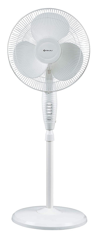 Bajaj Esteem 400 mm Pedestal Fan (White) - 1shoppingstore