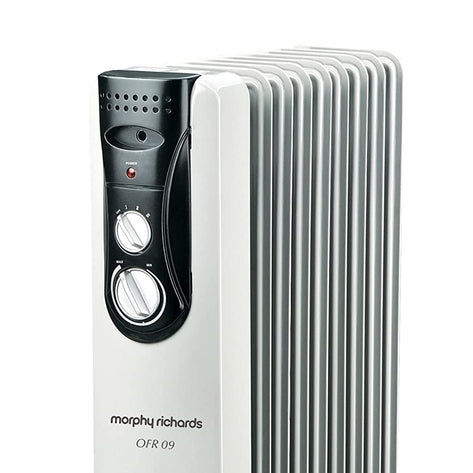 Morphy Richards OFR 09 2000-Watt Oil Filled Radiator (Grey) - 1shoppingstore